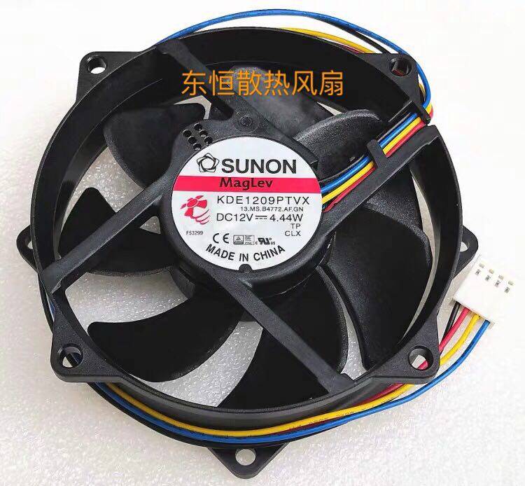 全新建准SUNON 9025 9CM厘米 4线 KDE1209PTVX 4.44W 磁浮大风量