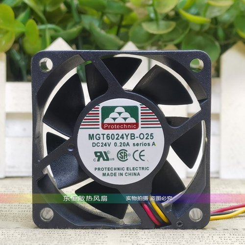 原装永立MAGIC MGT6024YB-O25 6025 0.20A 6CM 变频器散热风扇24V