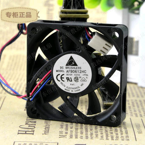 原装DELTA台达 0.21A 12V 6cm 6015 AFB0612HC CPU 机箱 散热风扇