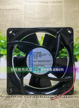 德国ebmpapst 4114NXHR 24V 458mA 11W 12038 12cm变频器散热风扇