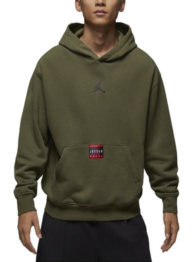 Jordan耐克男加绒套头连帽衫冬季新款卫衣针织柔软HV5046