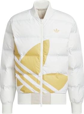 Adidas阿迪达斯男女大LOGO复古羽绒服夹克JL8409JL8410JL8411
