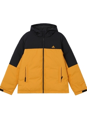 Adidas阿迪达斯COLORBLOCKHOODEDDOWN连帽羽绒服IT8723IT8722