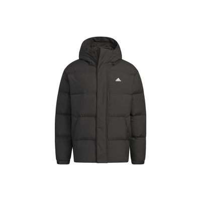 Adidas/阿迪达斯黑色短款保暖户外运动连帽羽绒服IV7560IV7561