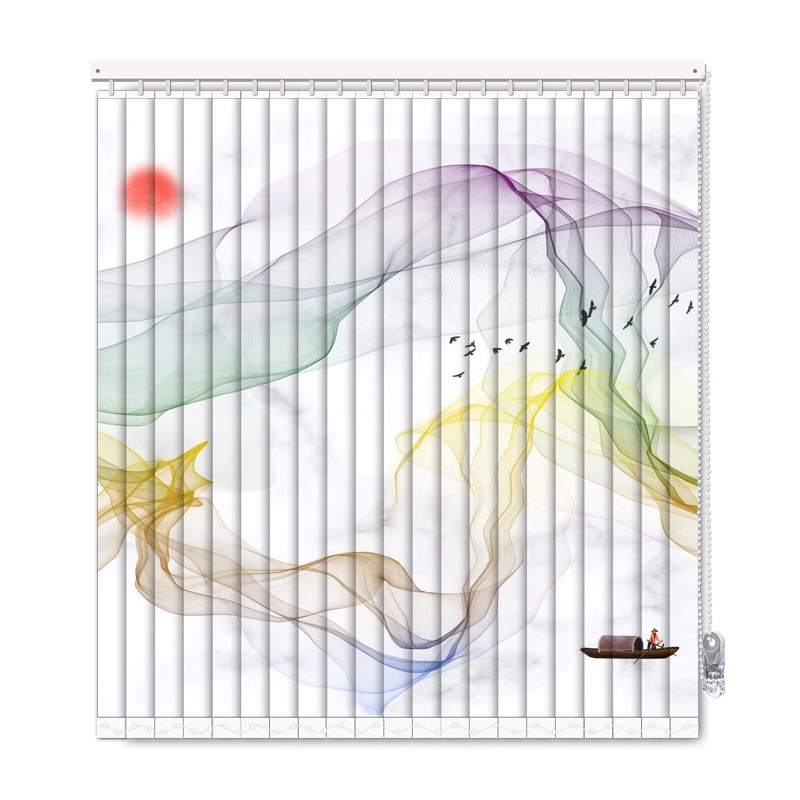 窗帘家用客厅卧室百叶遮光隔断