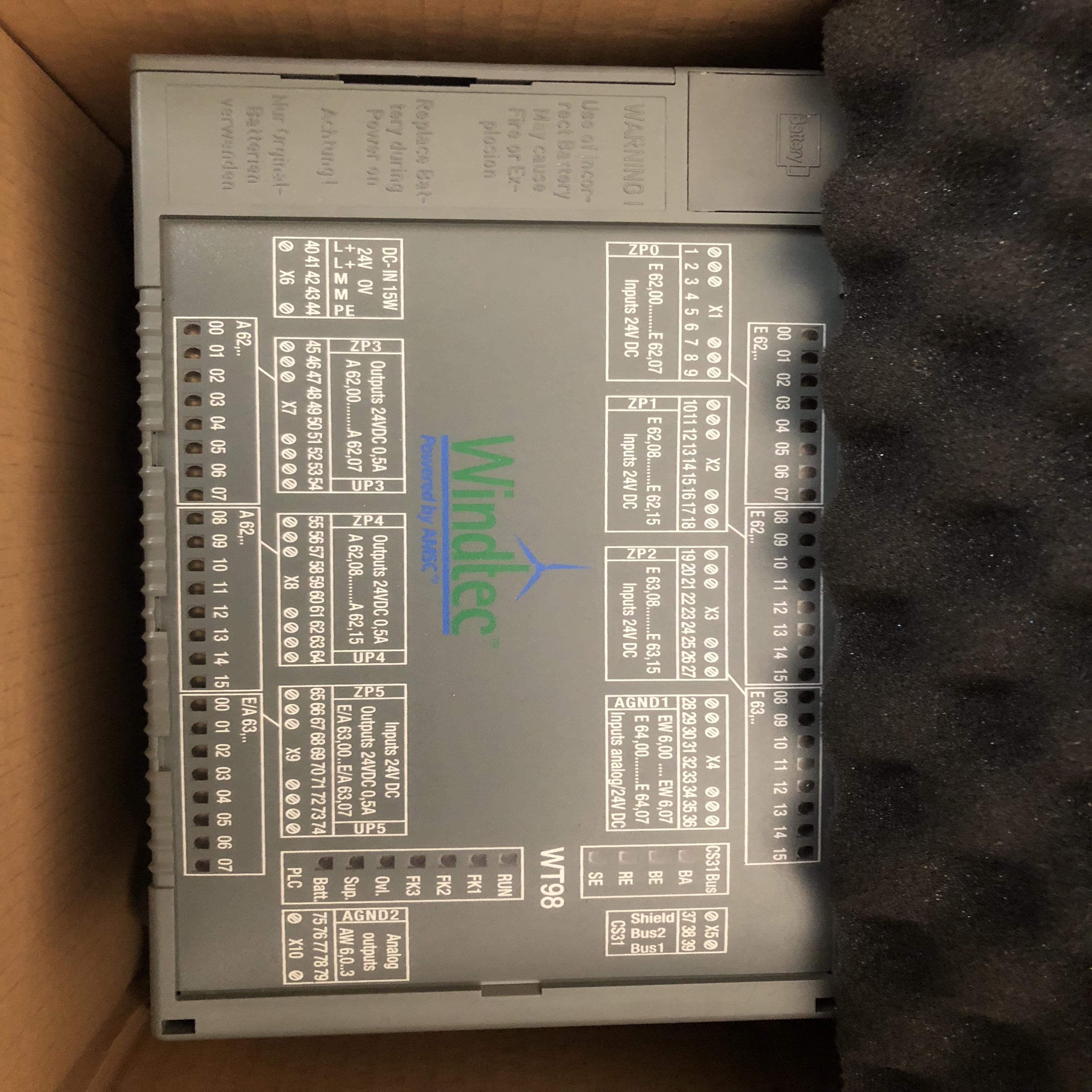 PLC控制器WT98 07KT98新到现货 WT98 07KT97风电备件询价