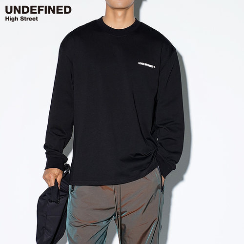 undefined长袖美潮宽松T恤重磅棉