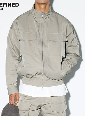 UNEDFINED春季新品高街时装立领宽松多口袋设计廓形防风潮流夹克