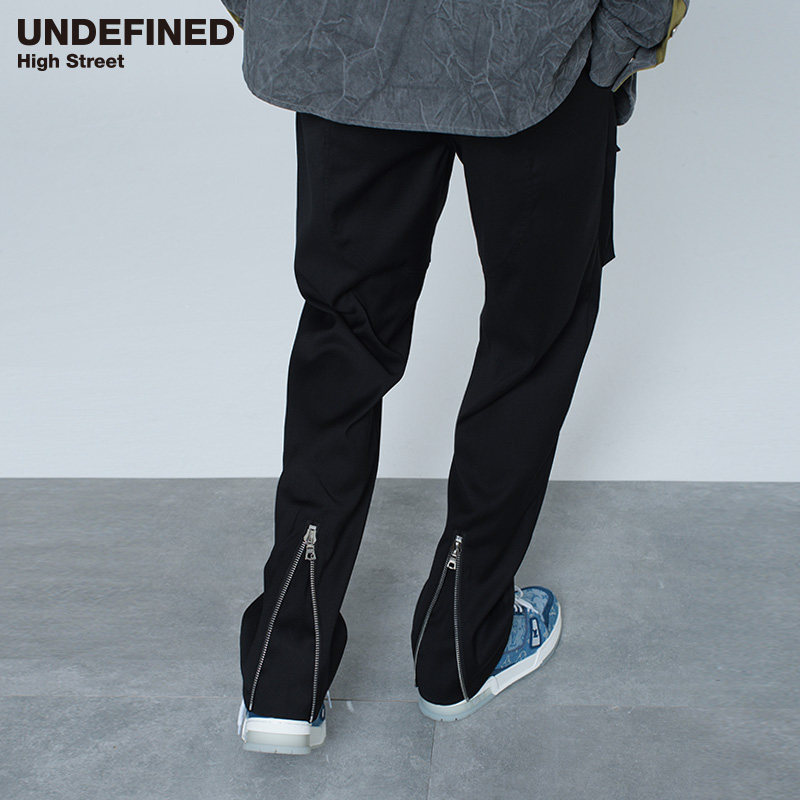 Undefined collection拉链装饰口袋裤脚后背开叉潮牌西装长裤,男装,休闲裤,淘宝优惠券,粉丝福利购,淘宝优惠卷