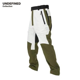 UNDEFINED城市机能系列拼色软壳针织绒多拉链可调节软壳战术长裤