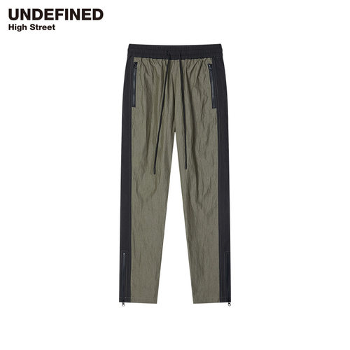 undefined长裤锥形潮牌拉链开衩