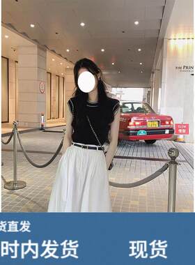 2026新款法式高级感休闲长款长裙连衣裙子背心半身裙两件套装女夏