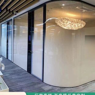 白色雾化渐变膜定制办公室隐私单双向圆点渐变膜砂玻璃透光贴纸