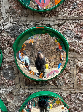 圆形反光镜户外装饰镜