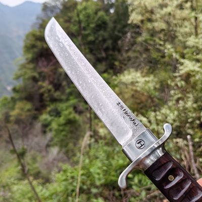 户外刀具多功能砍柴刀野外露营水果刀直刀防身小刀锋利刀一体龙骨