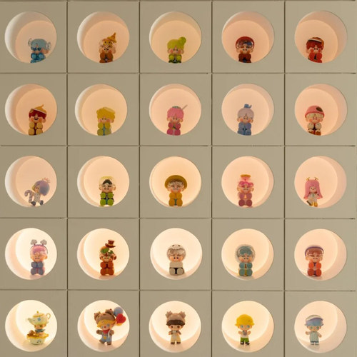 定制泡泡玛特盲盒柜手办陈列架
