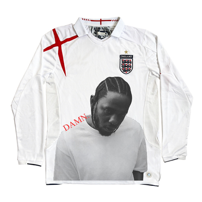 球衣复古DAMN长袖人像vibe短袖