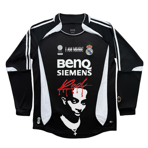 RULEE黑怕PLAYBOI CARTI嘻哈I AM MUSIC运动球衣长袖球服复古短袖