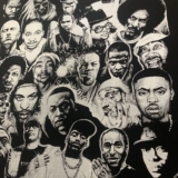 2PAC Eminem HIPHOP винтажная свободная футболка с короткими рукавами в стиле хип-хоп и рэп в американском стиле ретро