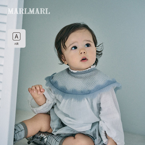 MARLMARL女宝围兜口水巾