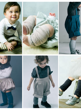 【会员专享】MARLMARL宝宝暖腿袜护腿厚袜子秋冬护膝袜leg wamers