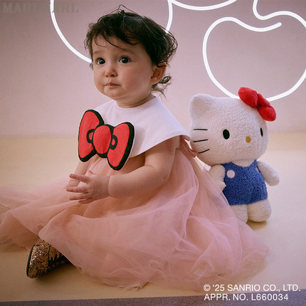 MARLMARL三丽鸥联名HELLOKITTY限定口水巾围兜婴儿宝宝新年礼物