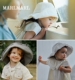MARLMARL儿童宝宝遮阳帽子拒水渔夫帽防晒太阳帽游泳帽子brim