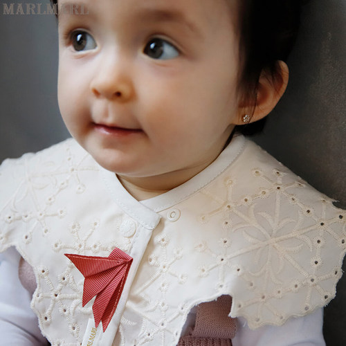 MARLMARL口水巾圆形360度围兜