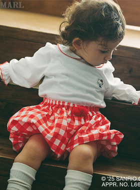 MARLMARL三丽鸥系列HELLOKITTY南瓜灯笼裤婴儿阔腿裤周岁新年礼物