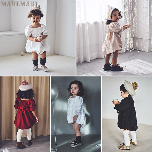 MARLMARL婴儿连体衣女宝包屁衣