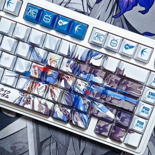 高达键帽rog夜魔/魔导士75he/夜魔98/小蜜蜂made68迈从ace68/ev63