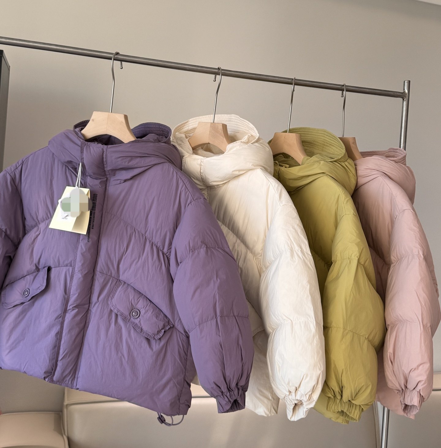 包邮90白鸭绒冬季外套保暖蓬松女童装130140女宝宝厚实连帽羽绒服