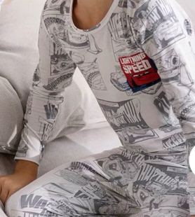 内衣套装 春秋天男童女童装 保暖居家服长袖 打底衫 子2件套 长裤 包邮