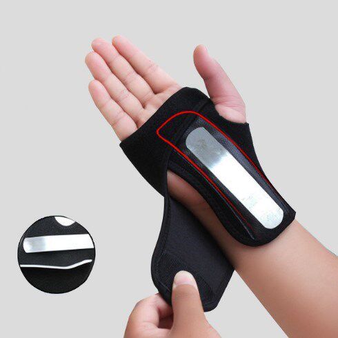1pcs afety Wrist Straps Fixed Palm Steel Wrist Support Brace