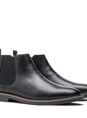 Big yards chelsea boots fashion leather shoes 男士切尔西皮靴