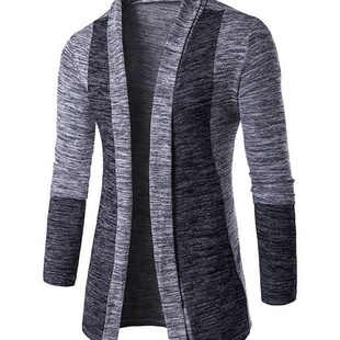 Men's Cardigan Sweater Autumn Men Long Sleeve Sweater 开衫男