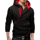 sweater side men hit Men sweat zipper color