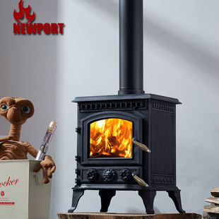 新款澳洲斯普林欧式壁炉独立铸铁壁炉燃木真火壁炉取暖壁炉FS-16