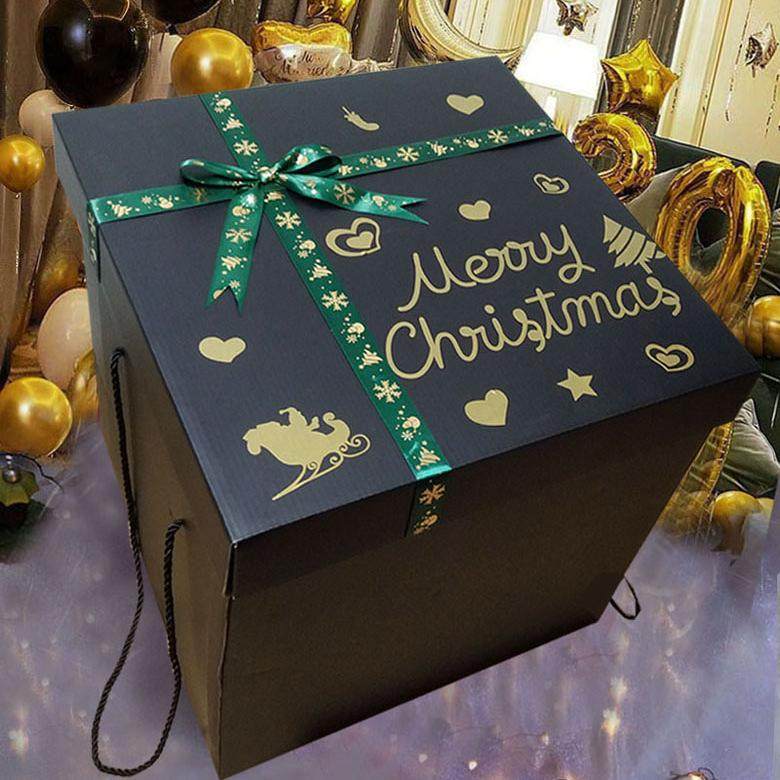 圣诞节礼物盒礼品盒生日盒子节日礼盒零食盒收纳盒超大容量包邮