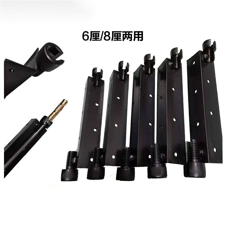 龙骨吊顶电初吊杆调平构想14mm轻钢杆M8螺丝内六角套筒加长丝空心