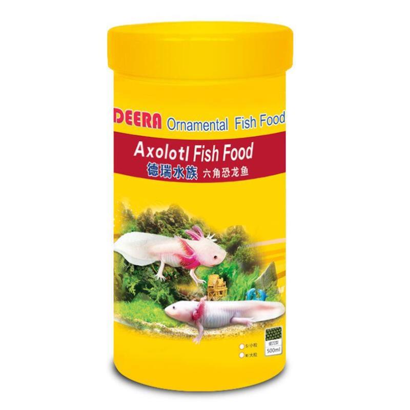专用龙六角500g饲料鱼饲料东西方六角增体DEERA蝾螈ut六六食超龙