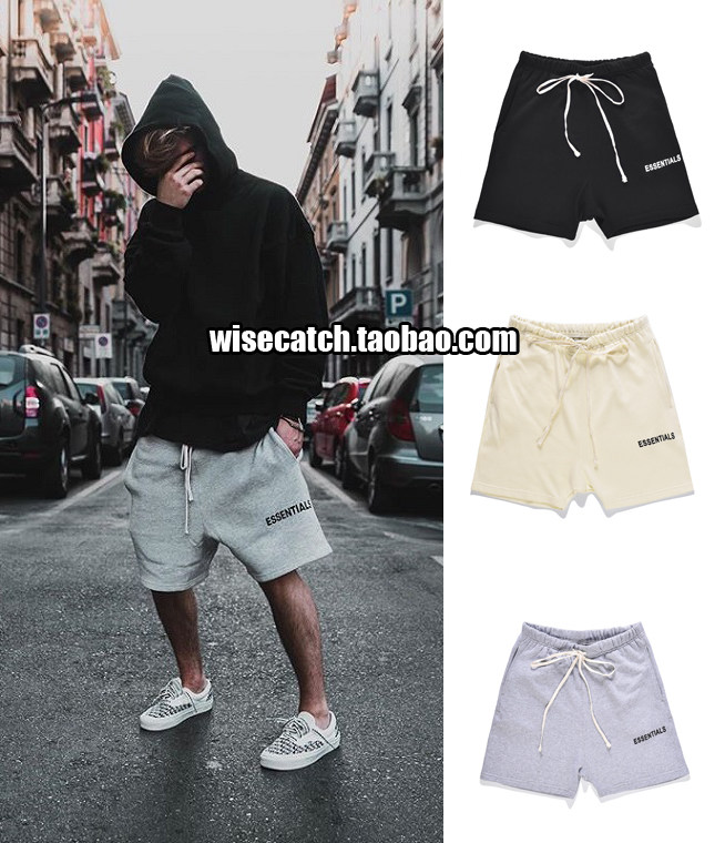 FOG ESSENTIALS Sweater Shorts High Street pure cotton Terry shorts sweatpantsin the Men's clothing, Casual pants  category - from Buy2taobao.com to provide professional Taobao agent buy service