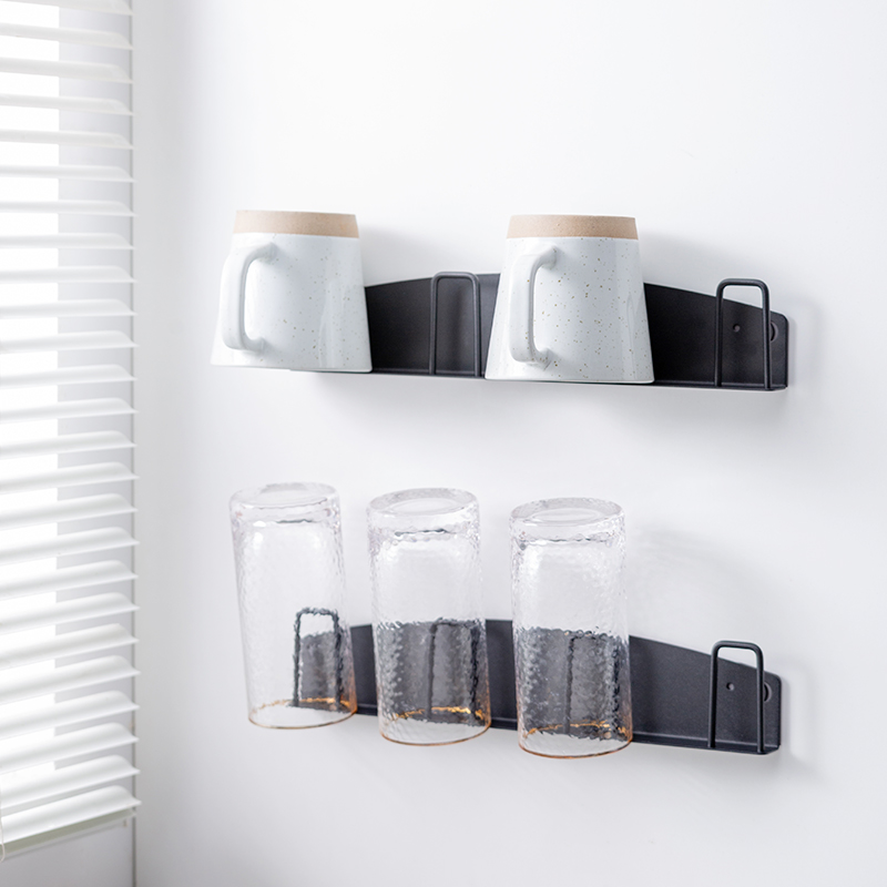 【磁吸杯架】4杯位牙杯置物架