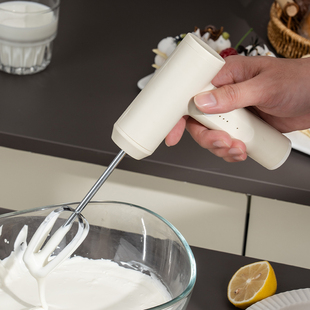 充电型电动打蛋器不锈钢奶油手持打发器自动搅拌器家用搅拌机烘焙