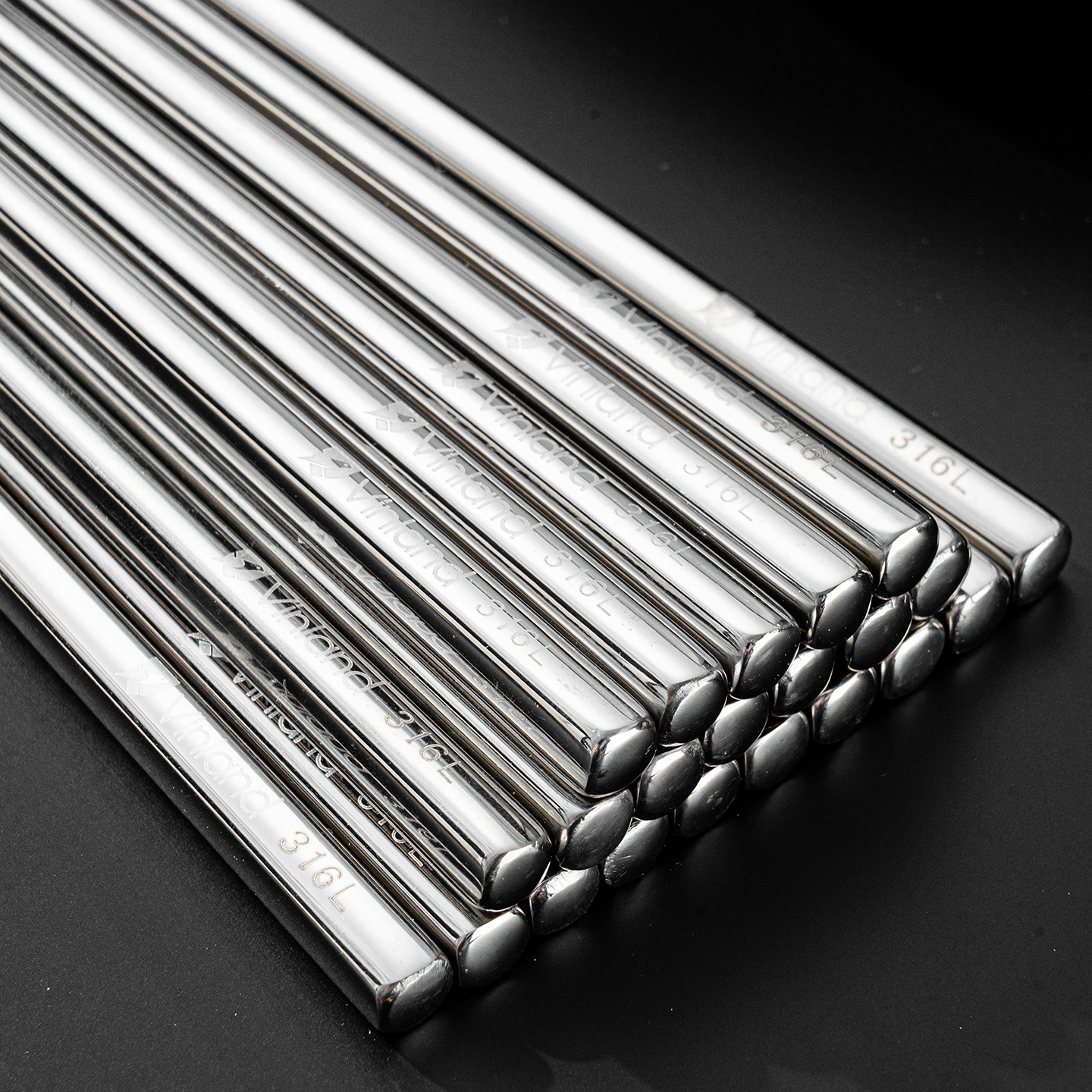 日本316L不锈钢筷子食品级抗菌防