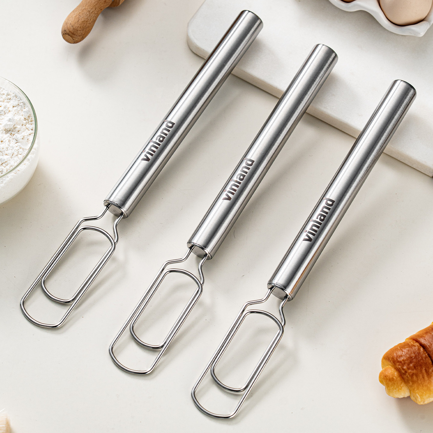 酵种搅拌棒鲁邦种酸种酵母发酵不锈钢搅面器烘焙和面打蛋手动工具