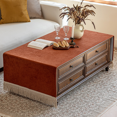 2025新款茶几桌布高端家用雪尼尔