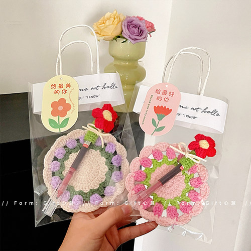 送老师小礼物向日葵红笔花束手工