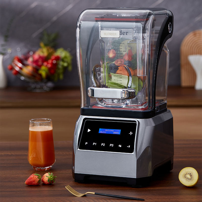 沙冰机商用无刷全自动带罩隔音碎冰机奶茶店刨冰沙萃茶奶盖榨汁机