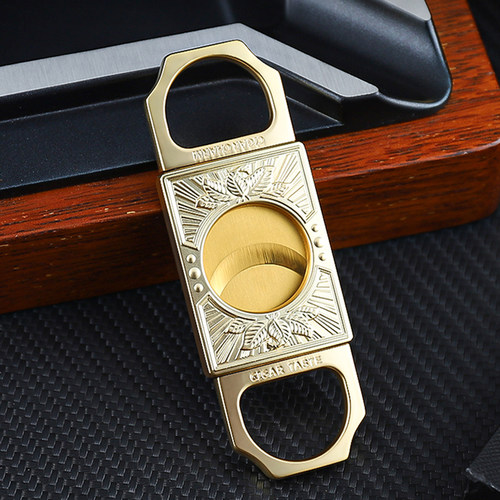 便携雪茄剪钳茄刀V剪平口剪双刃